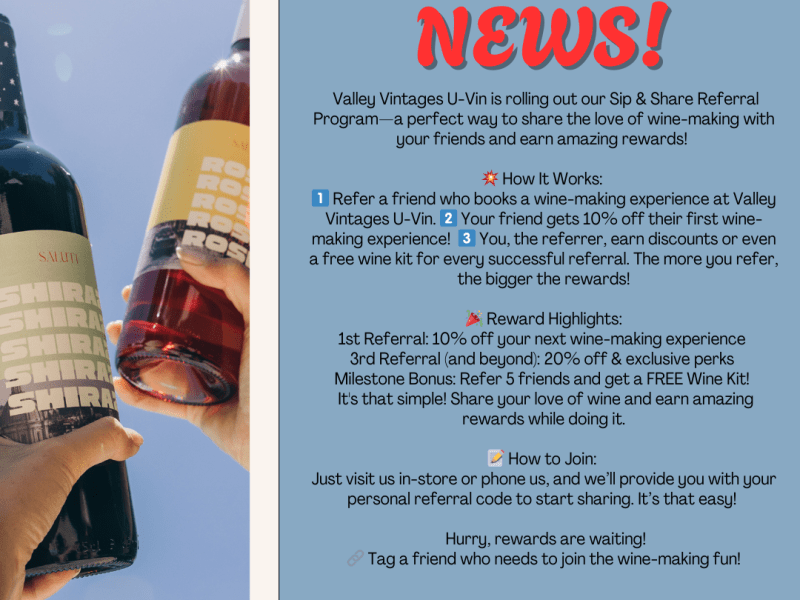 Sip & Share Referral&nbsp;Program